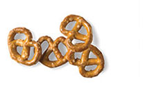 Complimentary pretzels